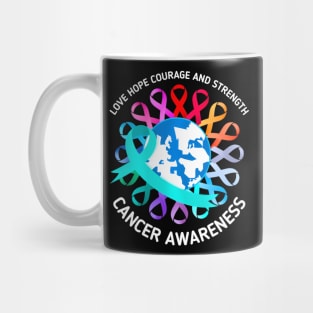 All Cancer Matters Awareness Support World Cancer Mug